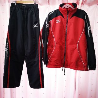 ミズノ(MIZUNO)のMIZUNO☆赤黒セットアップジャージ(ジャージ)