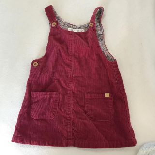 ザラキッズ(ZARA KIDS)のZARA ジャンパースカート　86(ワンピース)