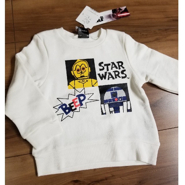 BeBe(ベベ)のBEBE SLAPSLIP スターウォーズ トレーナー キッズ/ベビー/マタニティのキッズ服男の子用(90cm~)(Tシャツ/カットソー)の商品写真