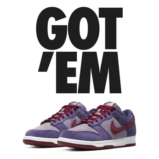 NIKE SB DUNK low plum 27.5