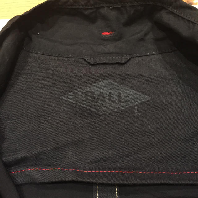 BALL(ボール)のBALL 綿ナイロン ステッチ使いウインドブレーカー メンズのジャケット/アウター(ナイロンジャケット)の商品写真