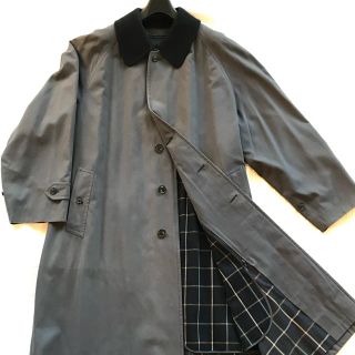 バーバリーブラックレーベル(BURBERRY BLACK LABEL)の山陽商会のBurberryブランドコート　カラーグレー　サイズL(ステンカラーコート)