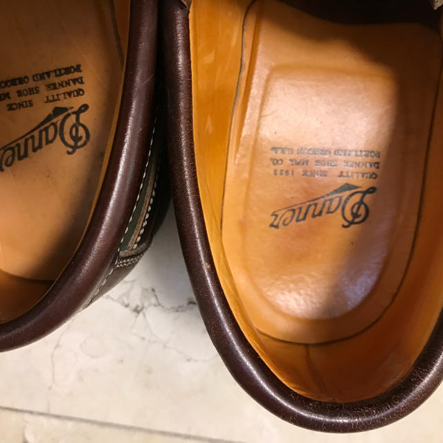 Danner(ダナー)のダナーの珍しいコンビ革靴　サイズ26.5  カラーグリーン／ブラウン メンズの靴/シューズ(ドレス/ビジネス)の商品写真
