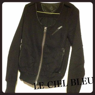 ルシェルブルー(LE CIEL BLEU)の【ルシェルブルー】ノーカラージャケット♡(ノーカラージャケット)