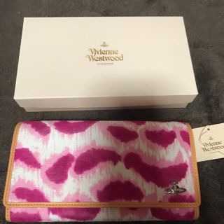 ヴィヴィアンウエストウッド(Vivienne Westwood)の⭐︎未使用⭐︎ ヴィヴィアン ウエストウッド　ピンク　レオパード　長財布　がま口(財布)