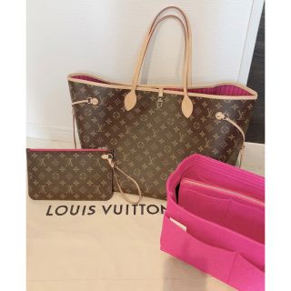 ルイヴィトン(LOUIS VUITTON)の現行✩ルイヴィトン モノグラム ネヴァーフルGM ピヴォワンヌ(トートバッグ)