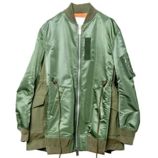 サカイ(sacai)のSacai MA-1 ブルゾン ジャケット　名古屋限定　カーキ　サイズ1(ブルゾン)