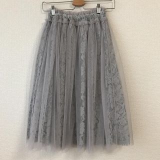 トッコ(tocco)のトッコクローゼット♡レースチュールスカート(ひざ丈スカート)