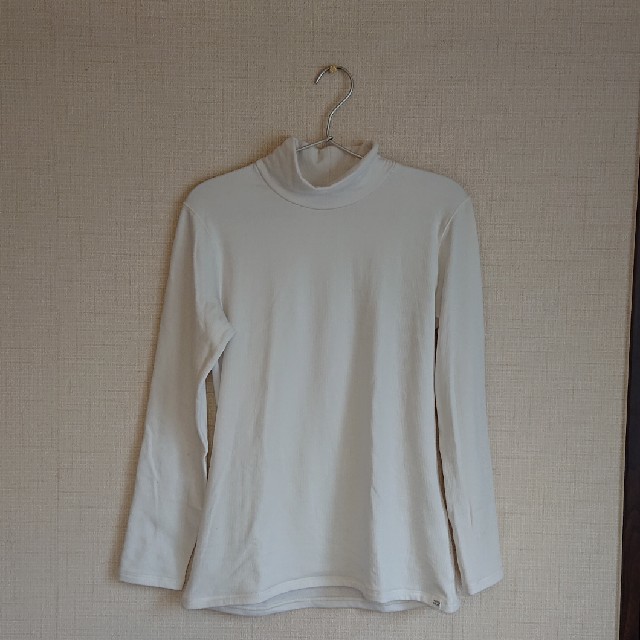 UNIQLO(ユニクロ)のヒートテック 白 レディースのトップス(Tシャツ(長袖/七分))の商品写真