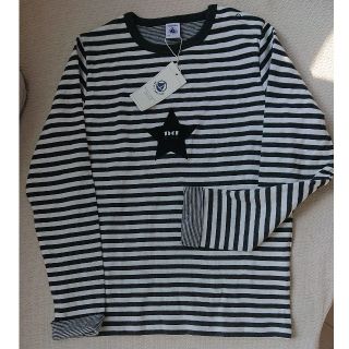 プチバトー(PETIT BATEAU)のりんりん様専用新品タグ付き未試着プチバトー長袖ボーダー×ミラレトップス10ans(Tシャツ/カットソー)