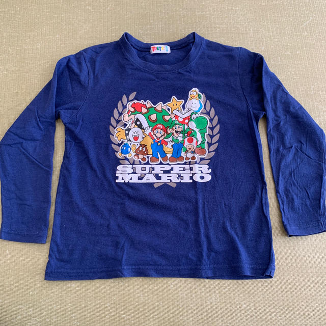 スーパーマリオ ロンT 130cm キッズ/ベビー/マタニティのキッズ服男の子用(90cm~)(Tシャツ/カットソー)の商品写真