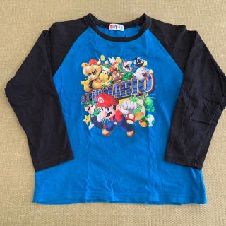 スーパーマリオ ロンT 130cm(Tシャツ/カットソー)