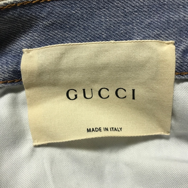 Gucci(グッチ)の【美品】GUCCI グッチ　ウルフデニム　 メンズのパンツ(デニム/ジーンズ)の商品写真