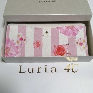 ヨンドシー(4℃)のルリア4℃　Luria4℃　花柄ストライプ　長財布(財布)