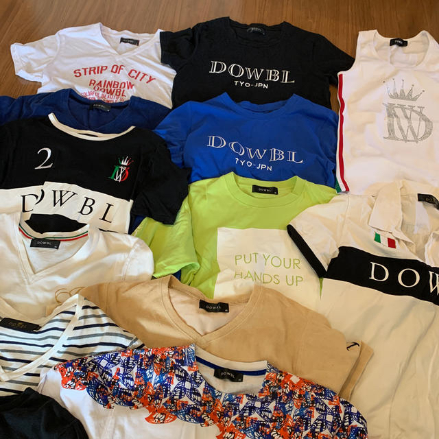 DOWBL(ダブル)のDOWBL Tシャツ  シャツまとめ売り メンズのトップス(Tシャツ/カットソー(半袖/袖なし))の商品写真