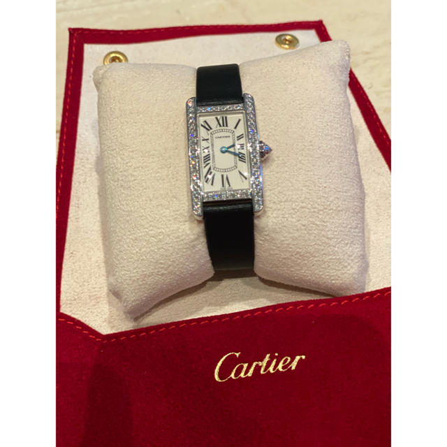 Cartier(カルティエ)のカルティエ◆タンクアメリカ◆ レディースのファッション小物(腕時計)の商品写真