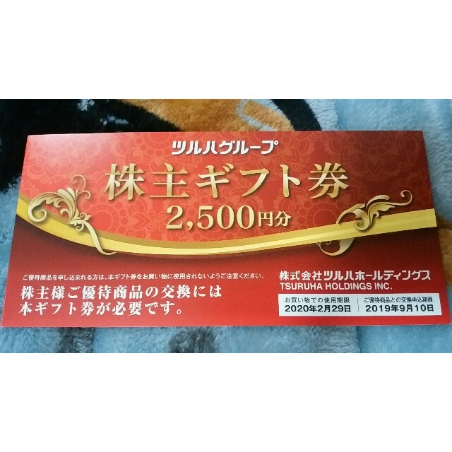 ツルハ 株主優待券 2500円分の通販 by よっち's shop｜ラクマ