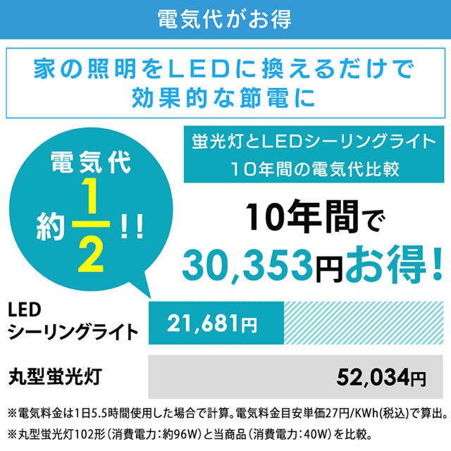 アイリスオーヤマ(アイリスオーヤマ)の【未開封】アイリスオーヤマLEDシーリングライト ACL-8DG  インテリア/住まい/日用品のライト/照明/LED(天井照明)の商品写真