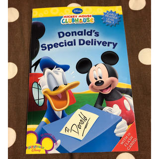 ミッキーマウス(ミッキーマウス)のミッキーマウスクラブハウス　絵本　英語　カード付き(絵本/児童書)