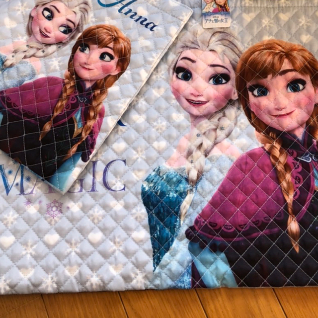 アナと雪の女王(アナトユキノジョオウ)のtenten様専用 通園用レッスンバッグ+シューズバック キッズ/ベビー/マタニティのこども用バッグ(レッスンバッグ)の商品写真