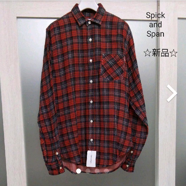 【スピック&スパン】新品USAチェックシャツ