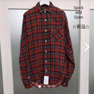 スピックアンドスパン(Spick & Span)の【スピック&スパン】新品USAチェックシャツ(シャツ/ブラウス(長袖/七分))