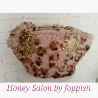 ハニーサロン(Honey Salon)のハニーサロン♡ピンクヒョウ柄バッグ(ショルダーバッグ)