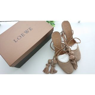 ロエベ(LOEWE)のLOEWE フリンジヒール(ハイヒール/パンプス)