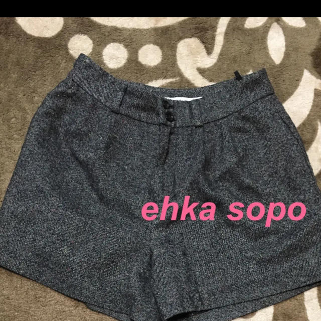 ehka sopo(エヘカソポ)のエヘカソポ ツイードショートパンツ レディースのパンツ(ショートパンツ)の商品写真