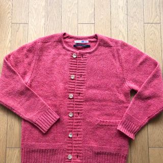 ナチュラルランドリー(NATURAL LAUNDRY)の【ほぼ新品】ナチュラルランドリー　コーラル　ニット(ニット/セーター)