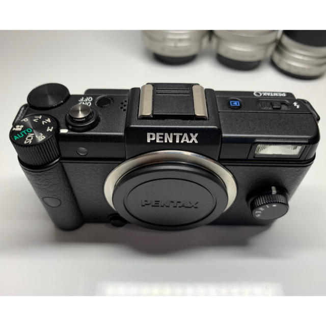 PENTAX(ペンタックス)のPENTAX Q ＋3レンズ　セット スマホ/家電/カメラのカメラ(ミラーレス一眼)の商品写真