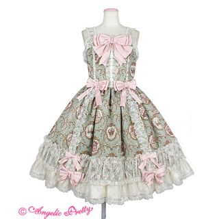 アンジェリックプリティー(Angelic Pretty)の【セット】Angelic Pretty プリンセスロココジャンパースカート(ひざ丈ワンピース)