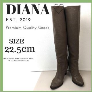 ダイアナ(DIANA)の売り切ります❣️コメント下さい＾＾DIANA レザーニーハイロングブーツ(ブーツ)