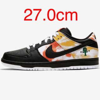 ナイキ(NIKE)のNIKE SB DUNK LOW RAYGUN BLACK 27cm(スニーカー)