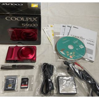 ニコン(Nikon)の【値下げ】Nikon COOLPIX S9100(SDカード付)(コンパクトデジタルカメラ)