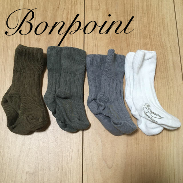 Bonpoint(ボンポワン)のボンポワン 新生児靴下 キッズ/ベビー/マタニティのこども用ファッション小物(靴下/タイツ)の商品写真