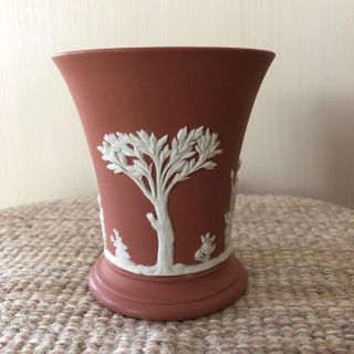 ウェッジウッド(WEDGWOOD)の⭐︎希少品⭐︎ウエッジウッド　ジャスパー　テラコッタ　花瓶(花瓶)