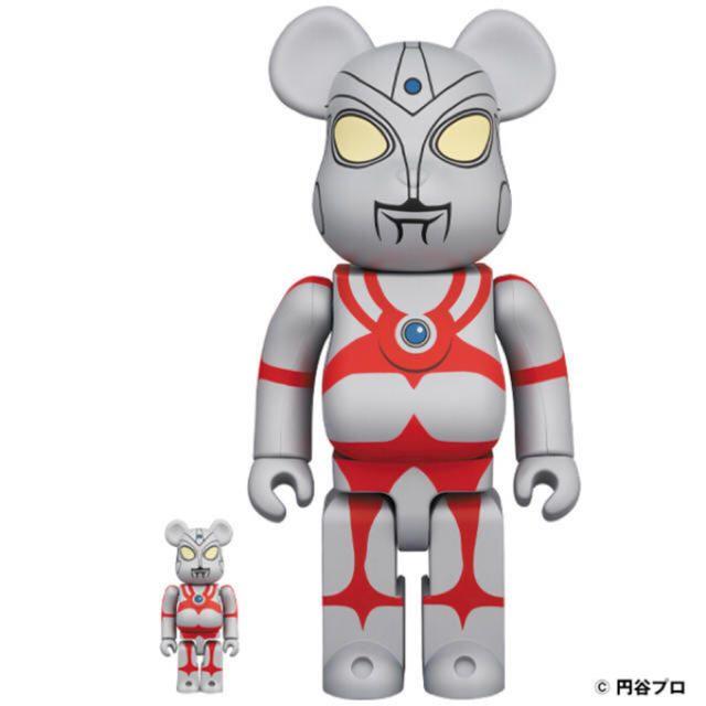 MEDICOM TOY(メディコムトイ)のBE@RBRICK ウルトラマンエース100%&400%セット エンタメ/ホビーのフィギュア(その他)の商品写真