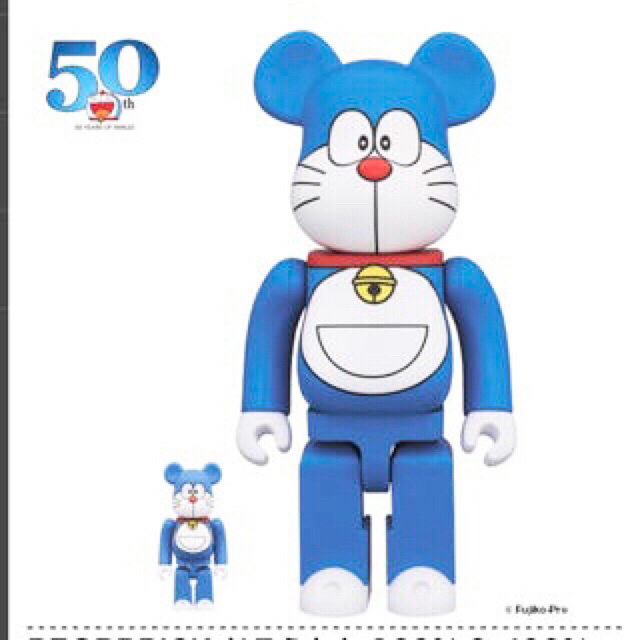 メディコムトイBE@RBRICK ドラえもん 100% & 400%