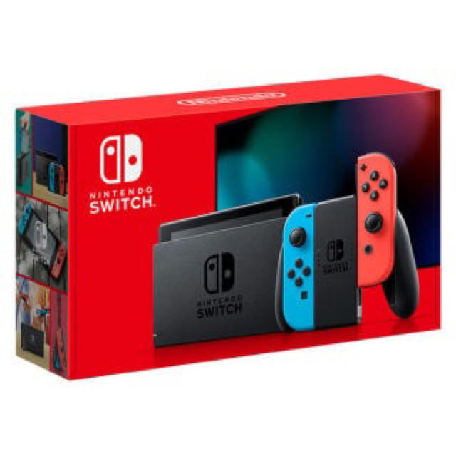 新型Nintendo Switch 本体(ネオンブルー/ネオンレッド - 家庭用ゲーム