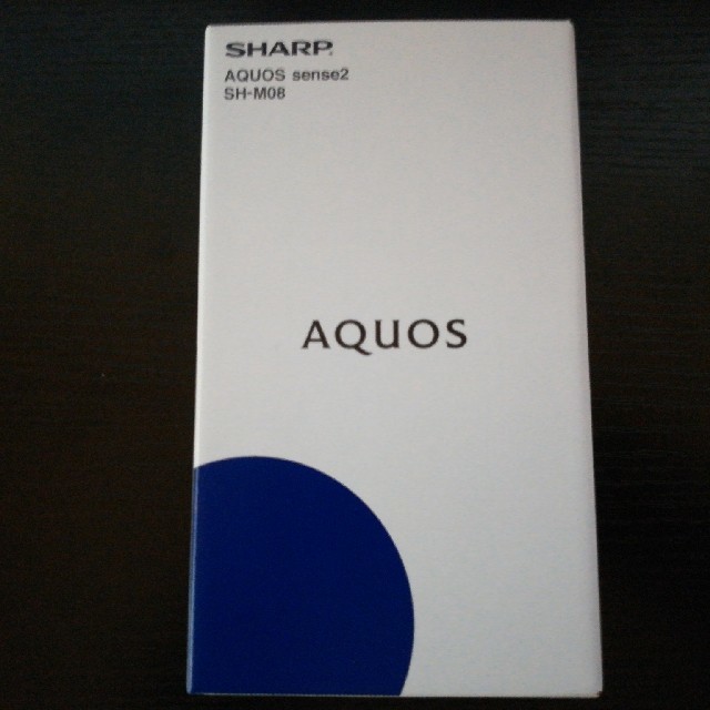 SHARP(シャープ)のAQUOS sense2 SH-M08 アッシュイエロー 未使用・未開封♪ スマホ/家電/カメラのスマートフォン/携帯電話(スマートフォン本体)の商品写真