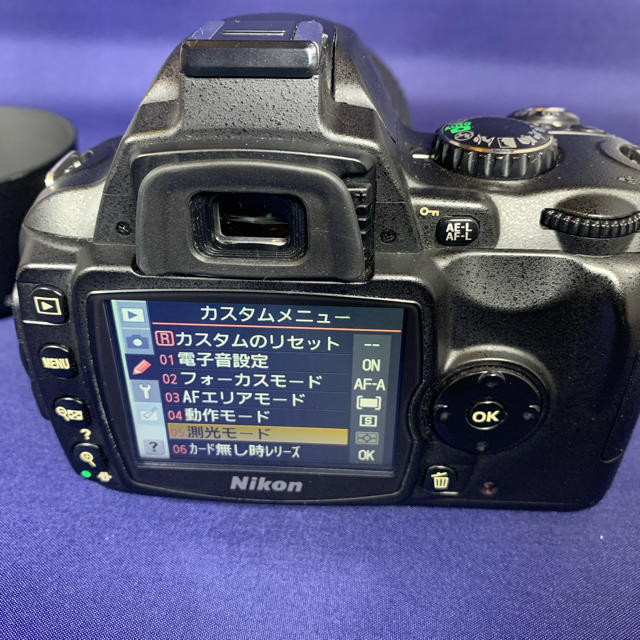 美品　一眼レフ　nikon Ｄ40X 手振れ補正レンズ付　wi-fi SDカード 2
