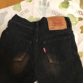 リーバイス(Levi's)のリーバイス　コーデュロイパンツ　120センチ　黒(パンツ/スパッツ)