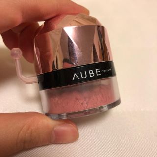 オーブクチュール(AUBE couture)の【イヌコロ様専用】オーブクチュール　ぽんぽんチーク 434 ローズ(チーク)