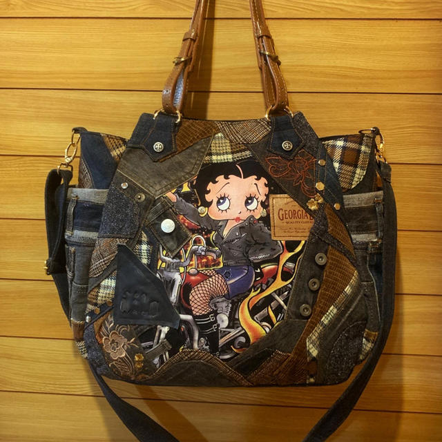 デニムリメイク ベティちゃん バッグ betty boop www.krzysztofbialy.com