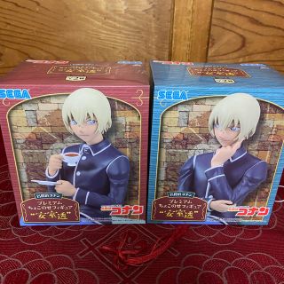 名探偵コナン プレミアムちょこのせフィギュア 安室透 2種コンプ(キャラクターグッズ)