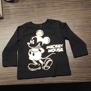 ディズニー(Disney)のミッキーロンT 80㎝(Ｔシャツ)