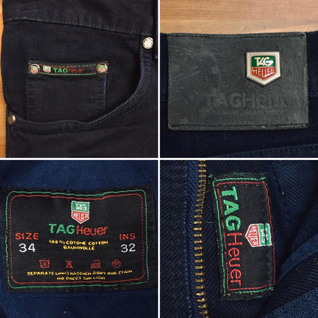 TAG Heuer(タグホイヤー)の【TAG Heuer】タグホイヤー デニムパンツ  ネイビー /size 34 メンズのパンツ(デニム/ジーンズ)の商品写真