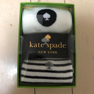 ケイトスペードニューヨーク(kate spade new york)の新品BOX入り　ケイトスペードkate ケイトマーク入りソックス　3足セット(ソックス)