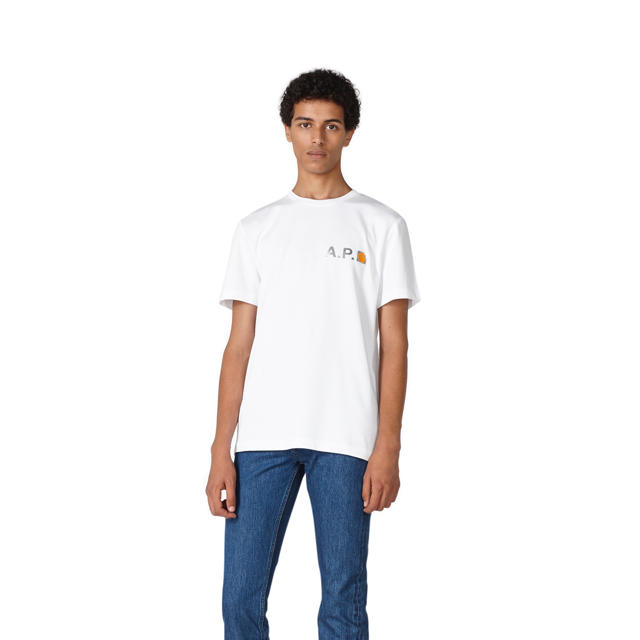 carhartt(カーハート)の【わん様専用】A.P.C.×Carhart2020白Tシャツカーハート メンズのトップス(Tシャツ/カットソー(半袖/袖なし))の商品写真